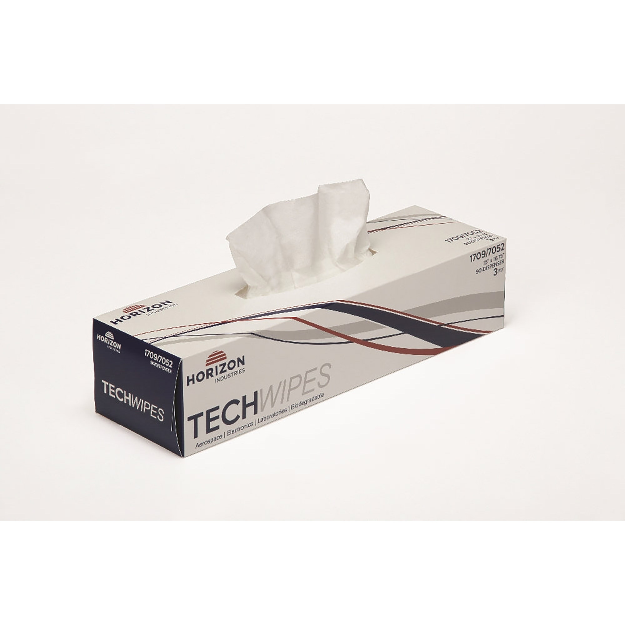 Towel, Paper, 3-Ply, Low Lint/Low Abrasion, Biodegradable, White, 15-1/4" x 16-1/2" - 270/PK