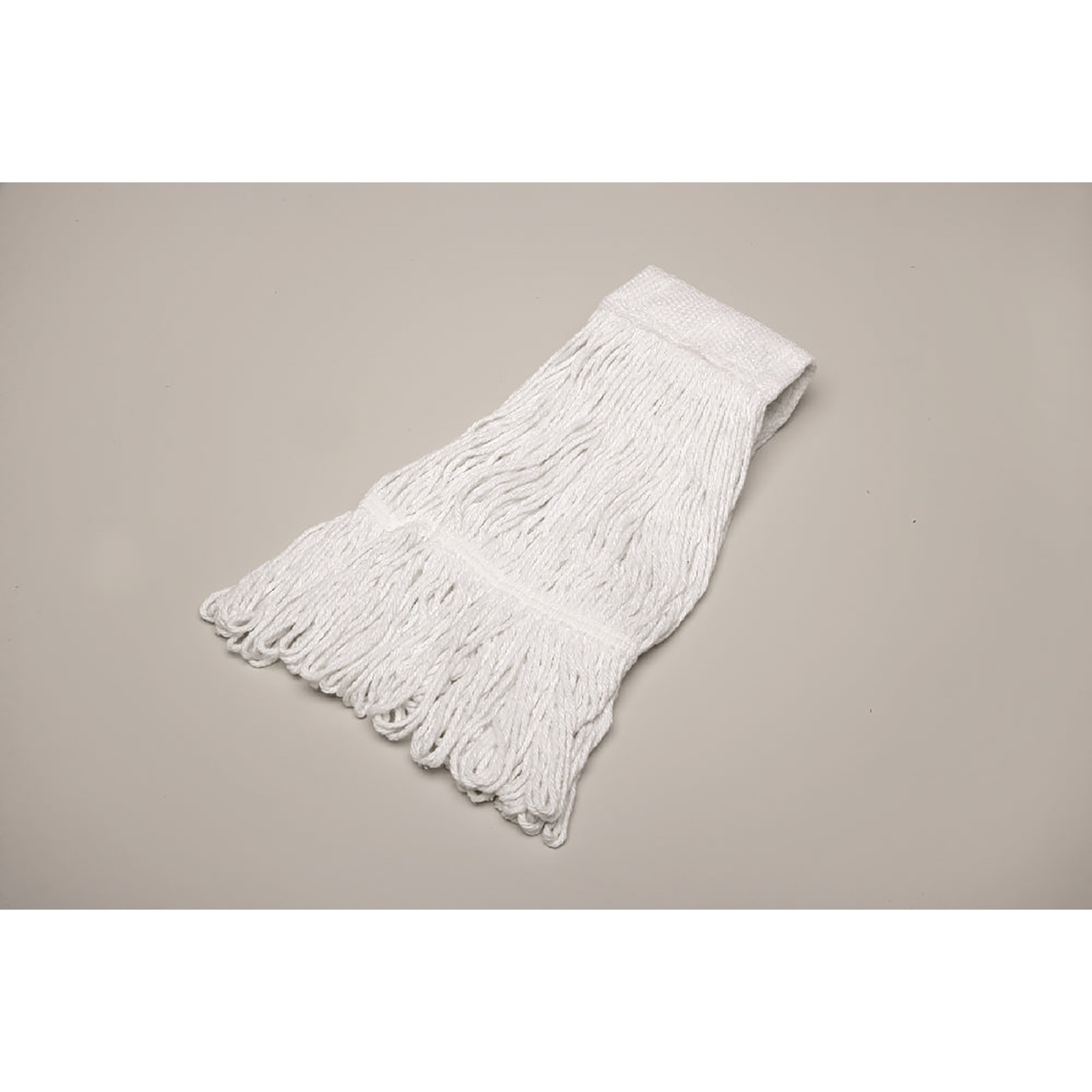 Mop Head, Wet, Looped-End, Anti-Microbial, 16 oz., White - Each