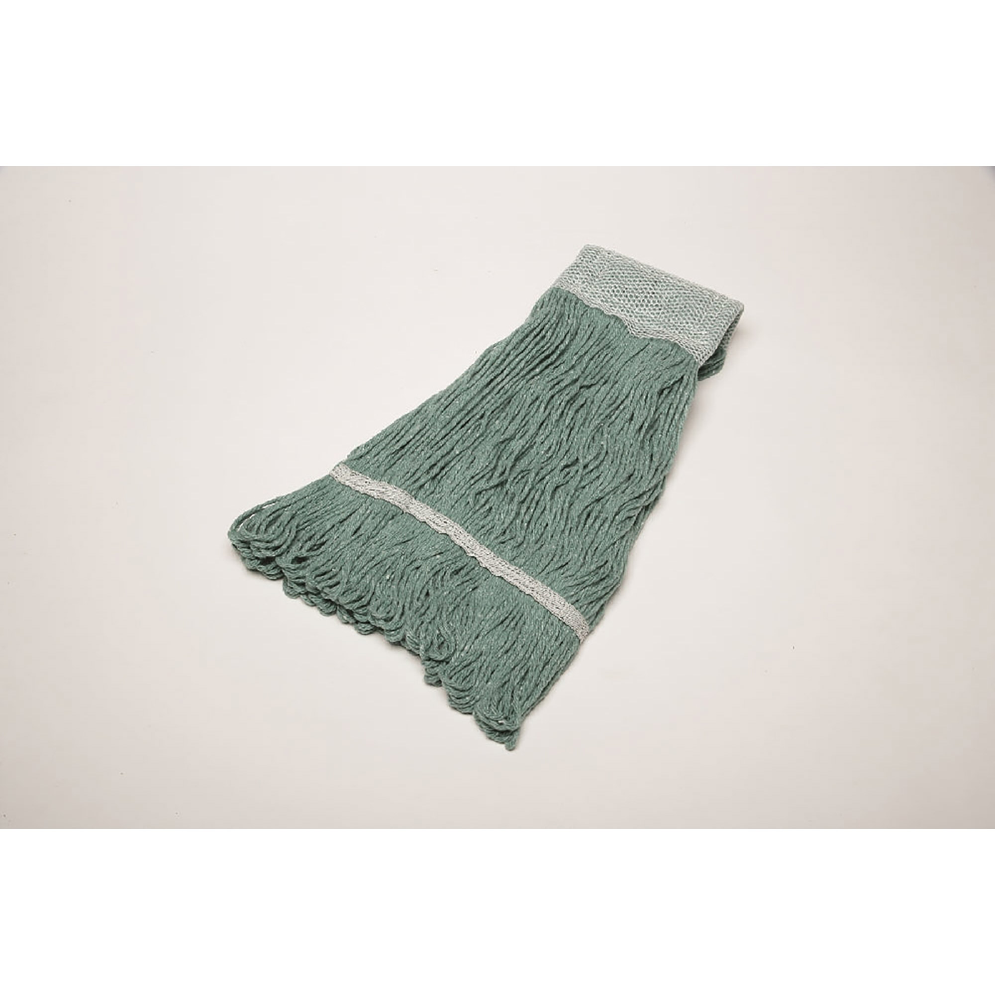 Mop Head, Wet, Looped-End, Anti-Microbial, 20 oz., Green - Each