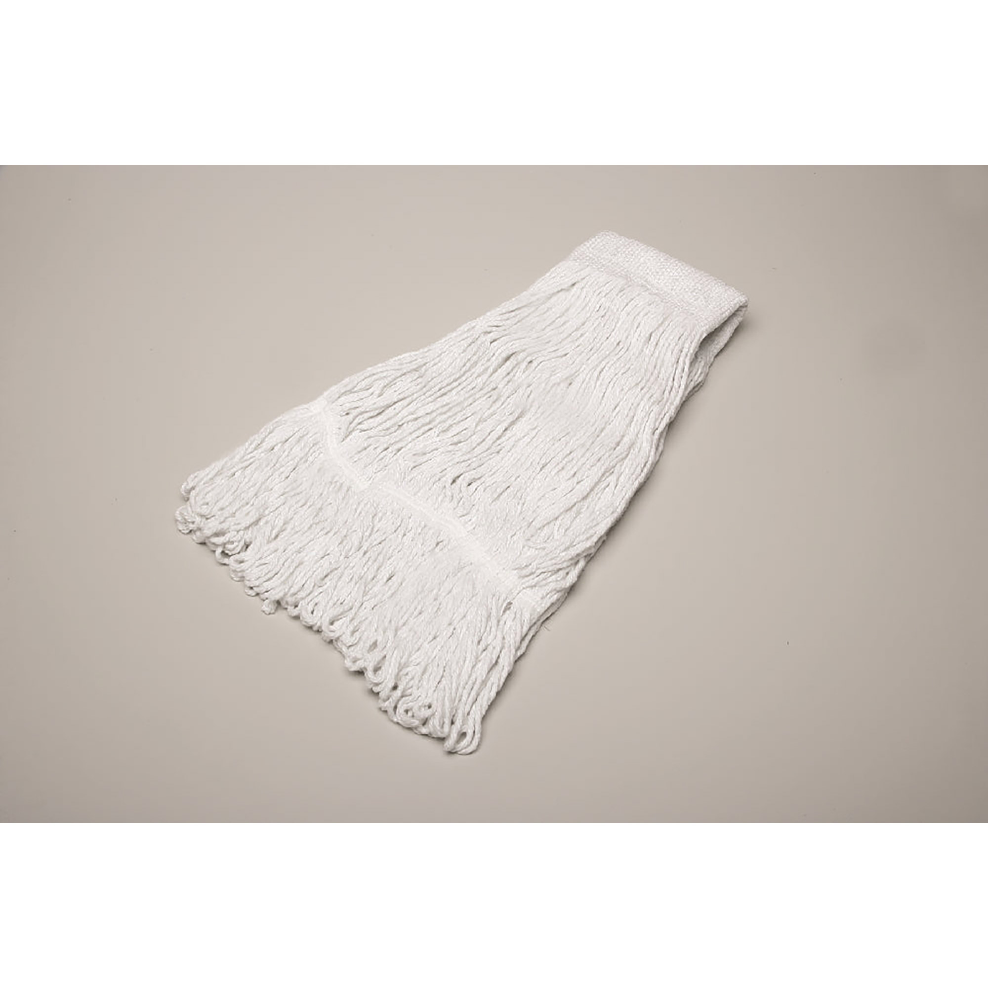 Mop Head, Wet, Looped-End, Anti-Microbial, 24 oz., White - Each