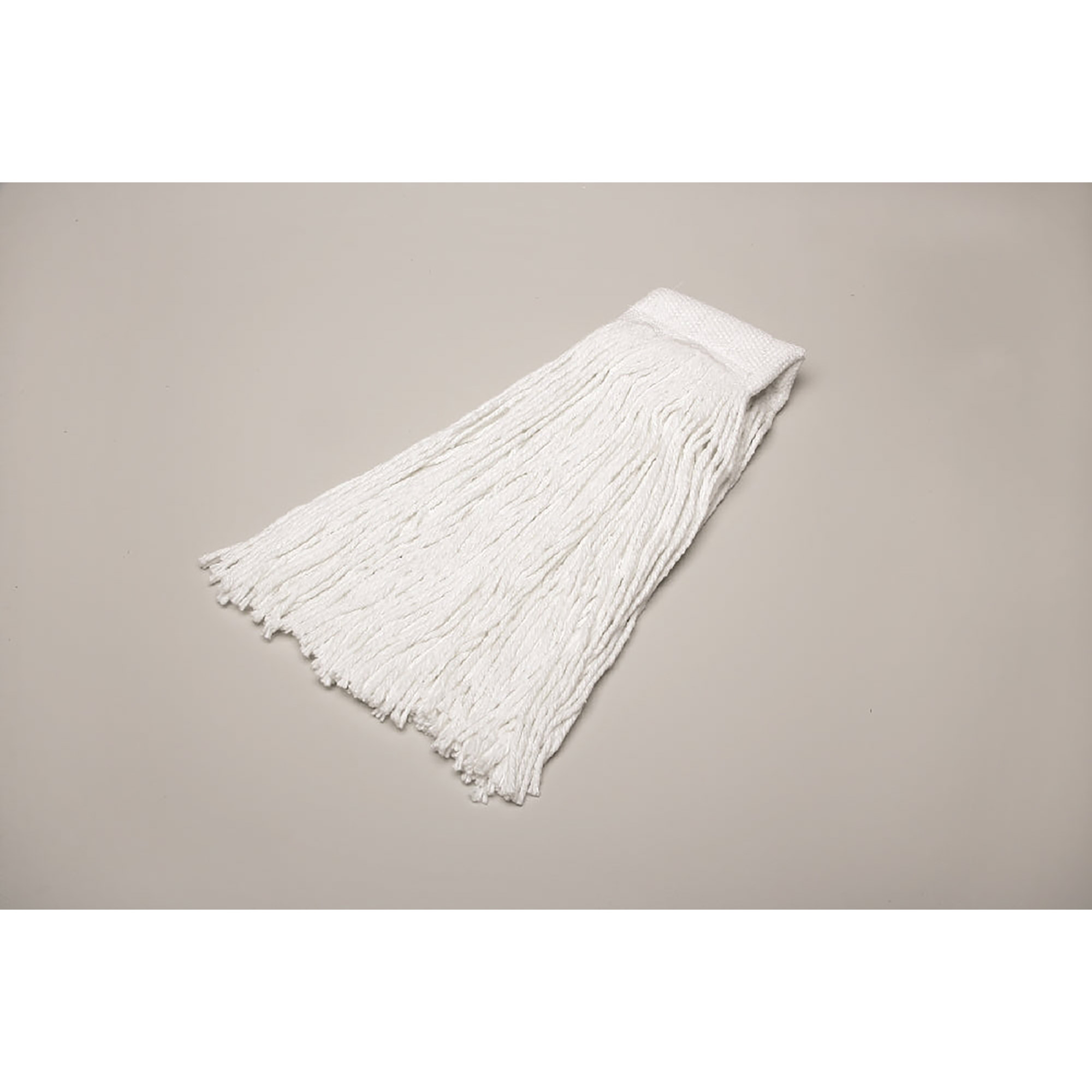 Mop Head, Wet, Cut-End, Finishing, Medium-Duty, White - Each