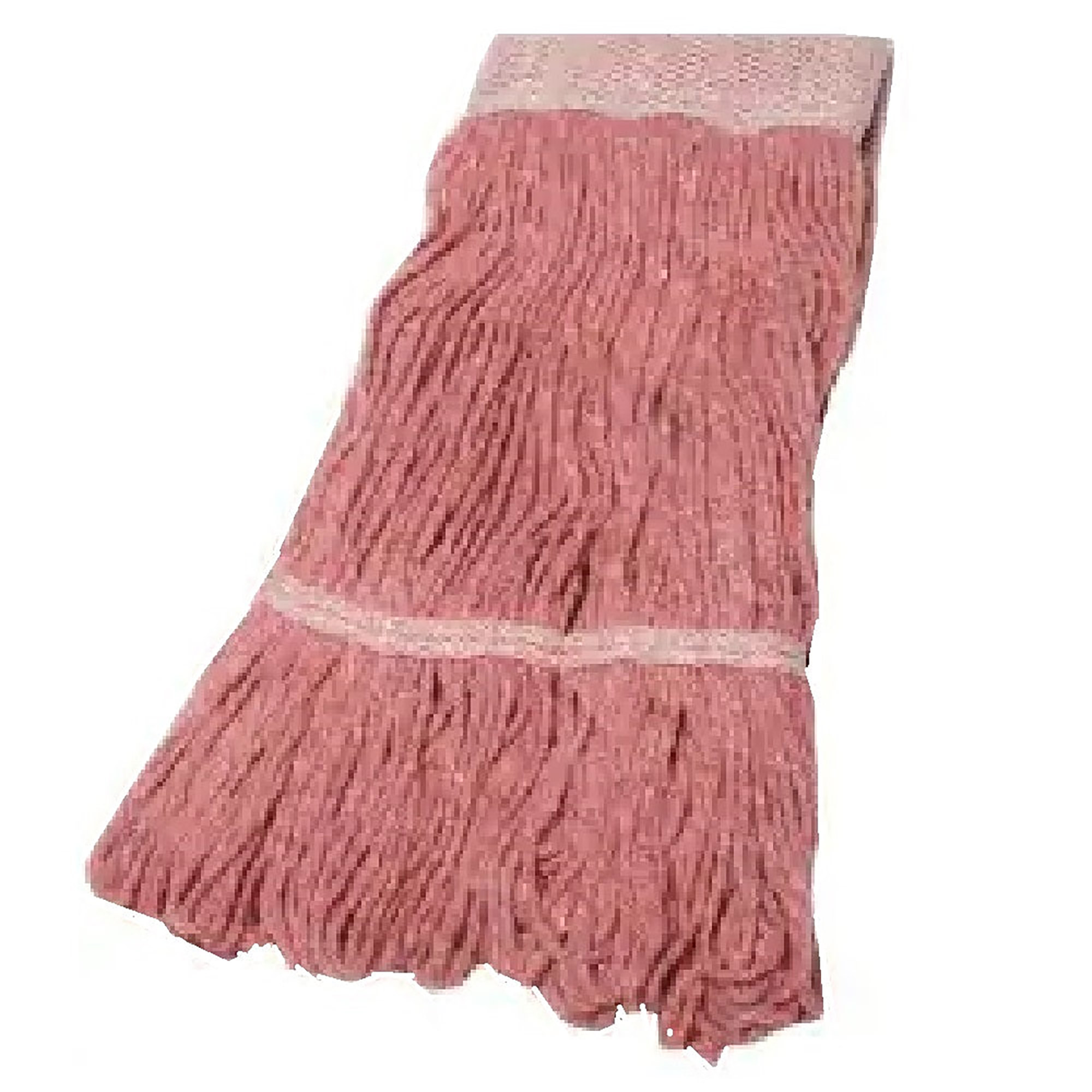 Mop Head, Wet, Looped-End, Anti-Microbial, 20 oz., Red - Each