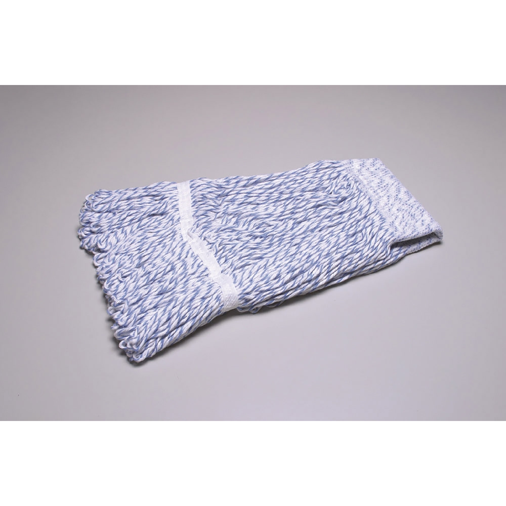 Mop, Finishing, Blue and White, Medium - Each