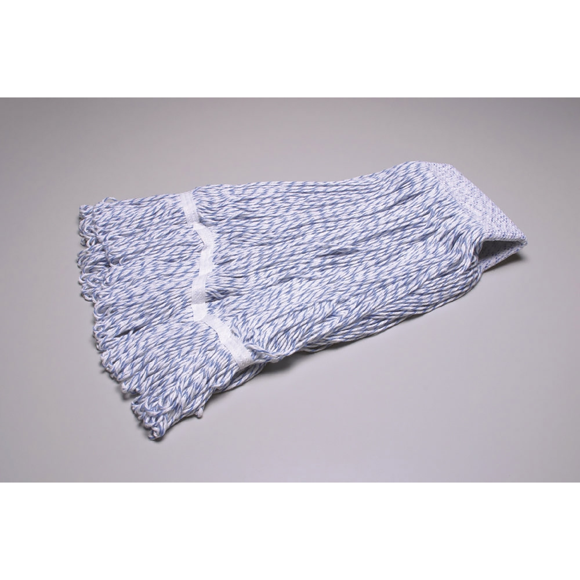 Mop, Finishing, Blue and White, Large - Each