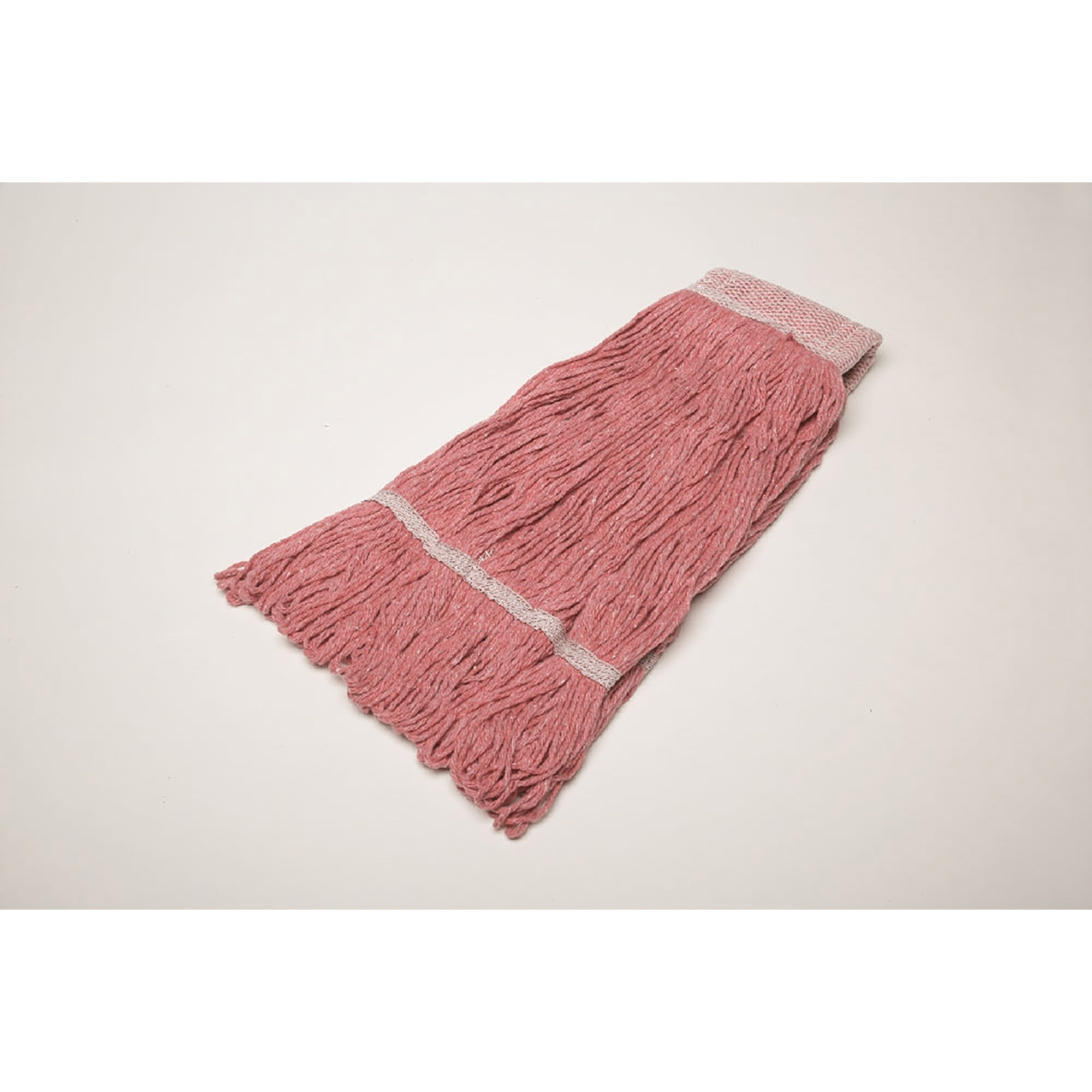 Mop Head, Wet, Looped-End, Anti-Microbial, 24 oz., Red - Each