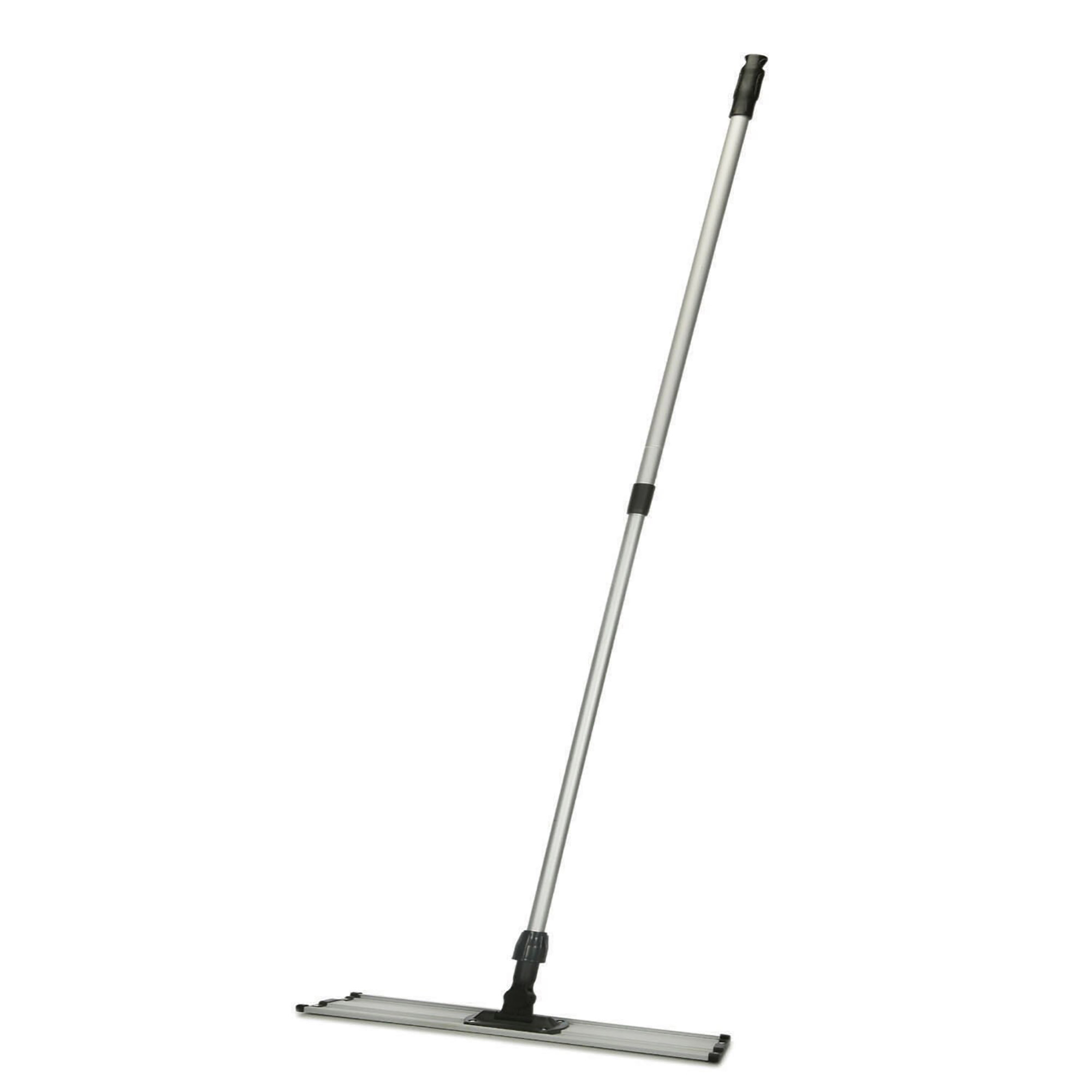 Mop Handle with Frame, Flat, Microfiber, 24", Aluminum Frame - Each