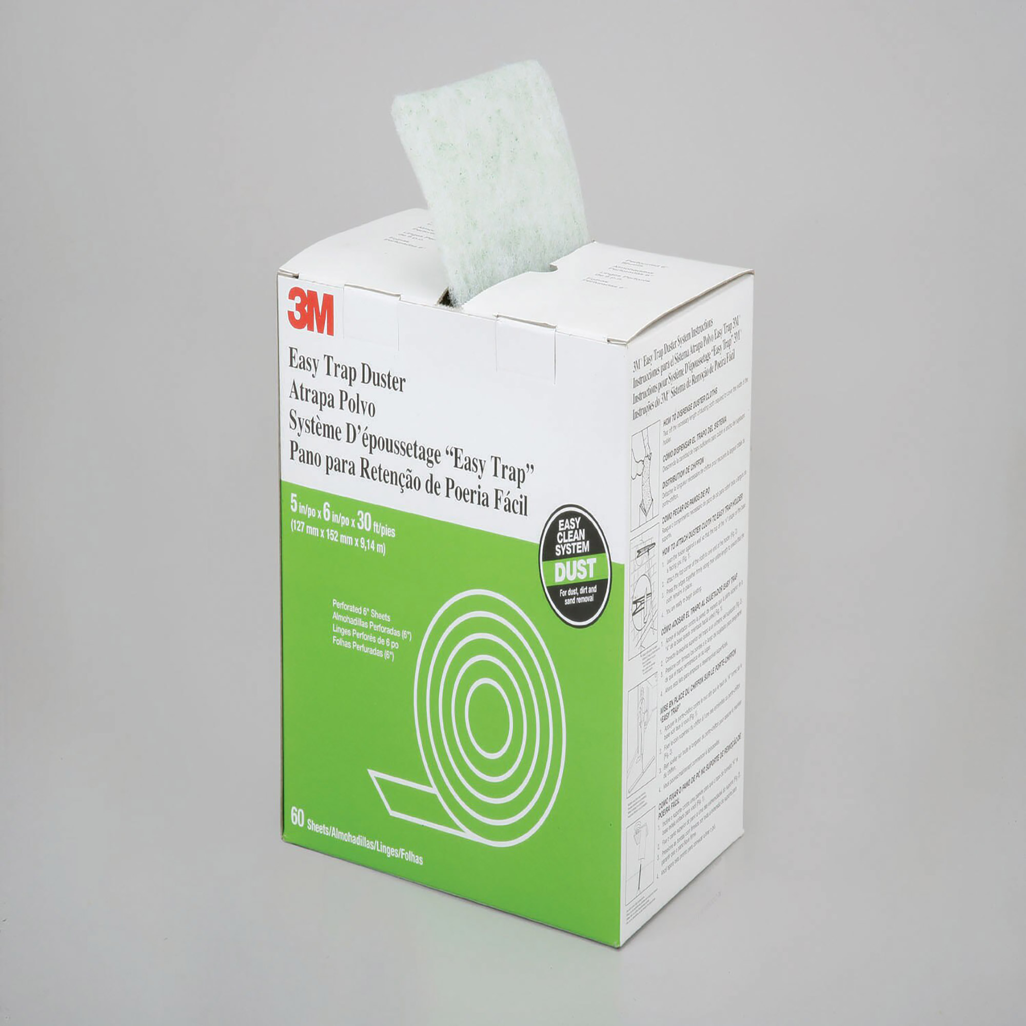 Sheets, Duster, Easy Trap, White, 5" x 6" x 30' - 60/PK