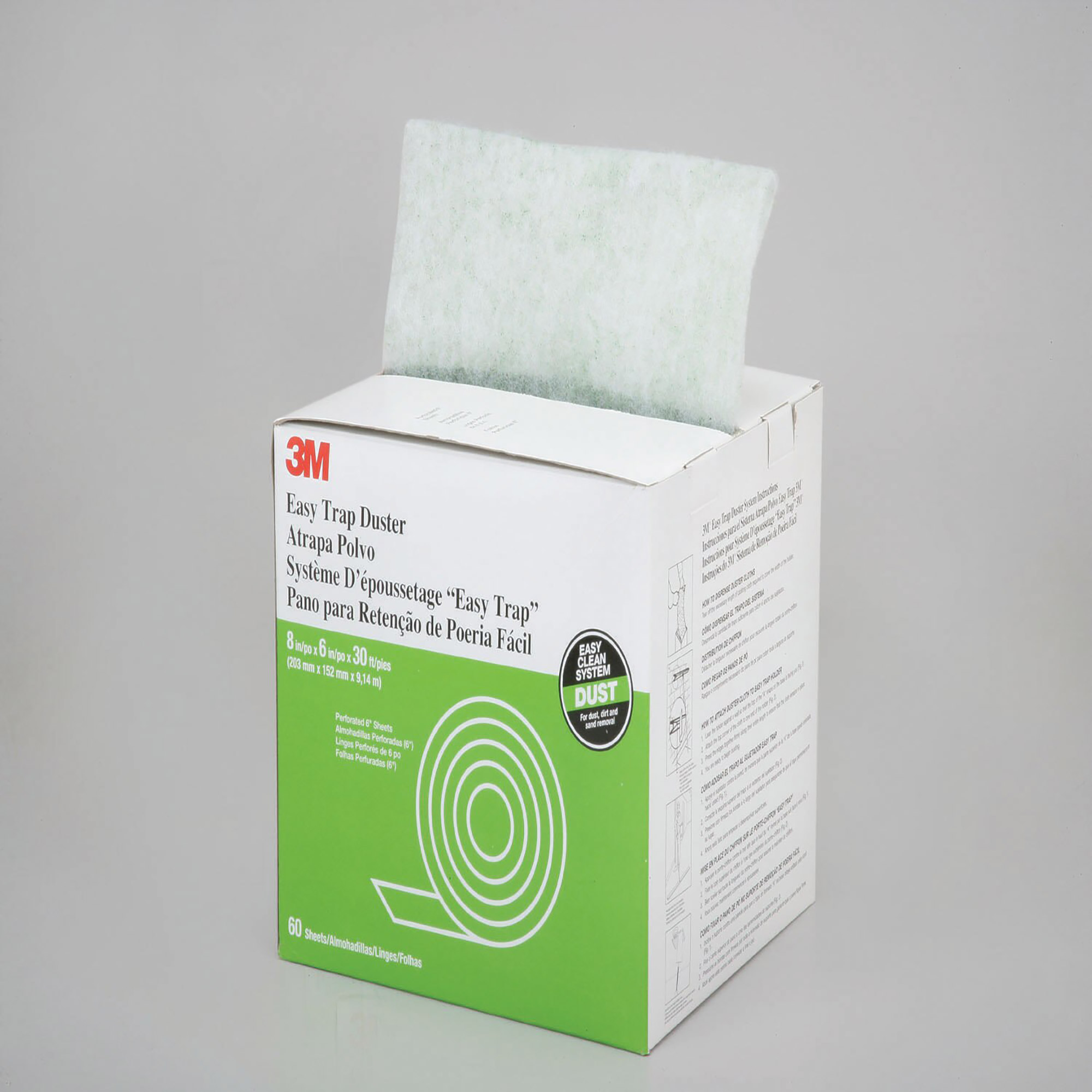 Sheets, Duster, Easy Trap, White, 8" x 6" x 30' - 60/PK