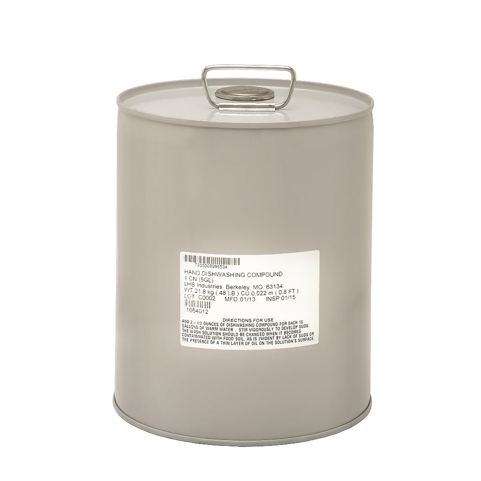 Detergent, Dish, Hand Washing, CN/5 Gallons - Each