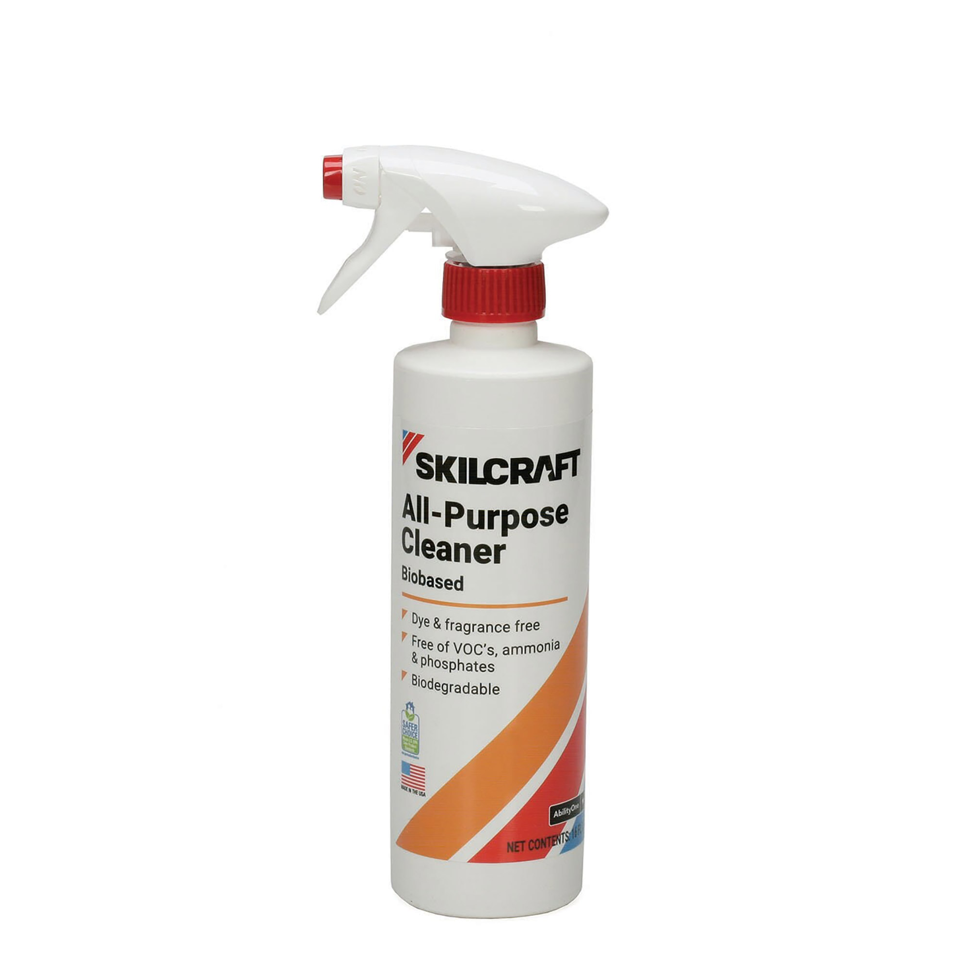 Detergent, General Purpose, Cleaner/Degreaser, Biodegradable, Ready-to-Use, 16 oz Spray Bottles, 48/CS