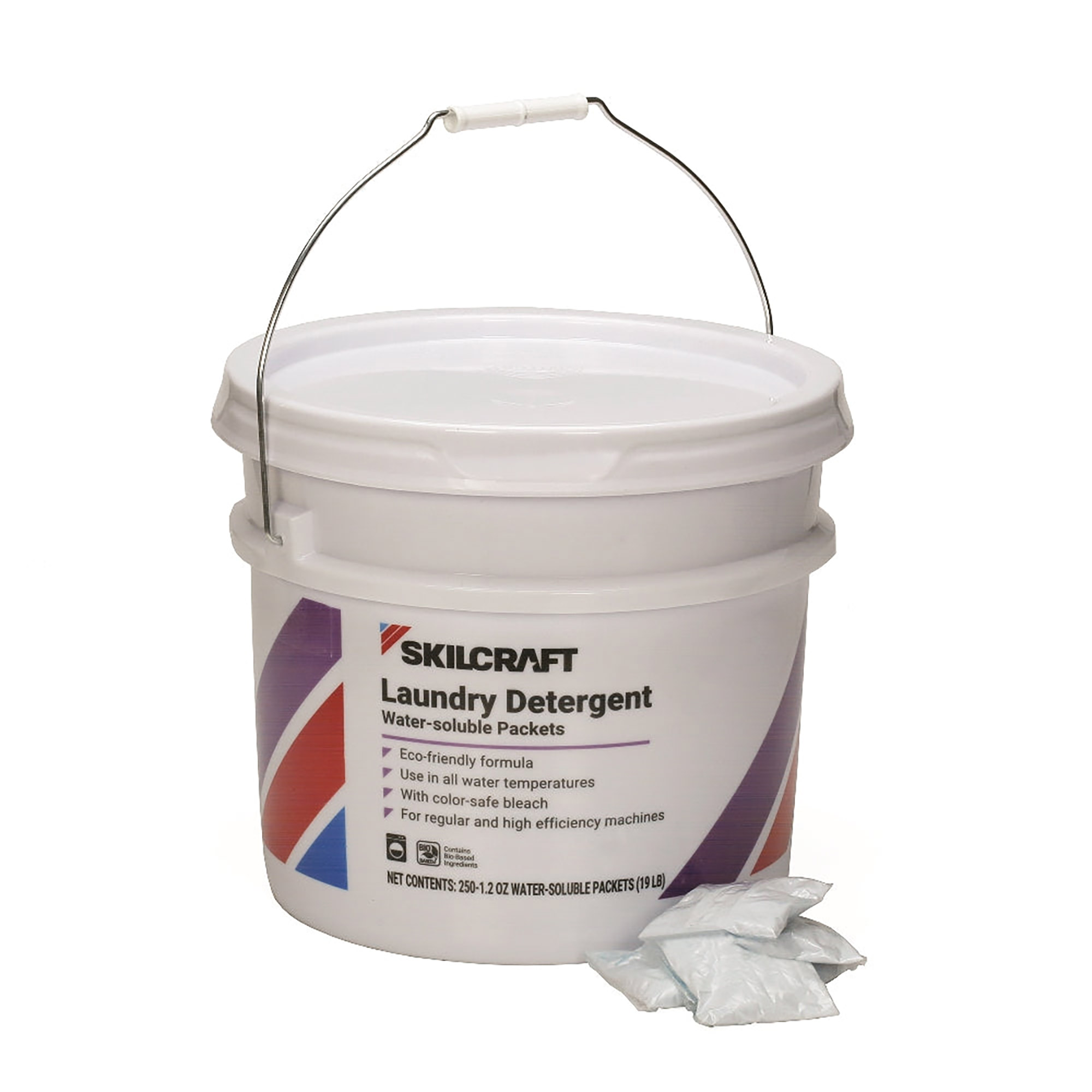 Laundry Detergent, Color Safe Bleach, Water Soluble, 1.2oz - Each