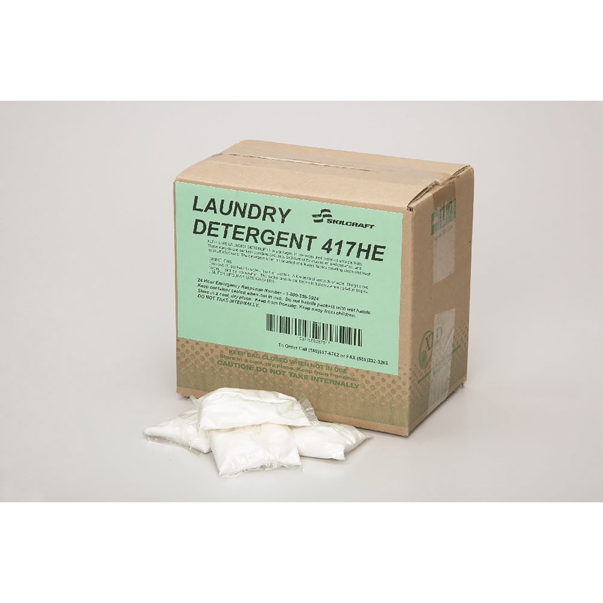 Detergent, Laundry, High Efficiency, 3/4 Ounce Packets - 100/BX