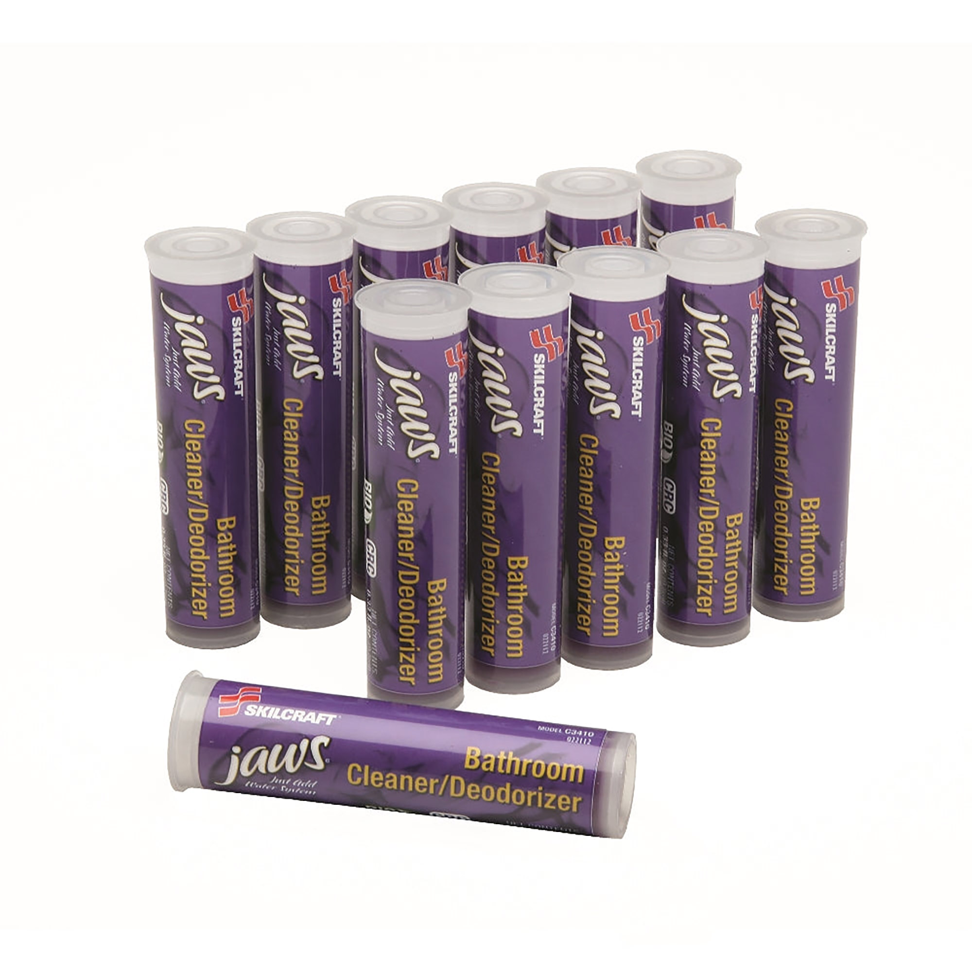 Just Add Water System Refill Cartridges - Bathroom Cleaner/Deodorizer, 12/BX