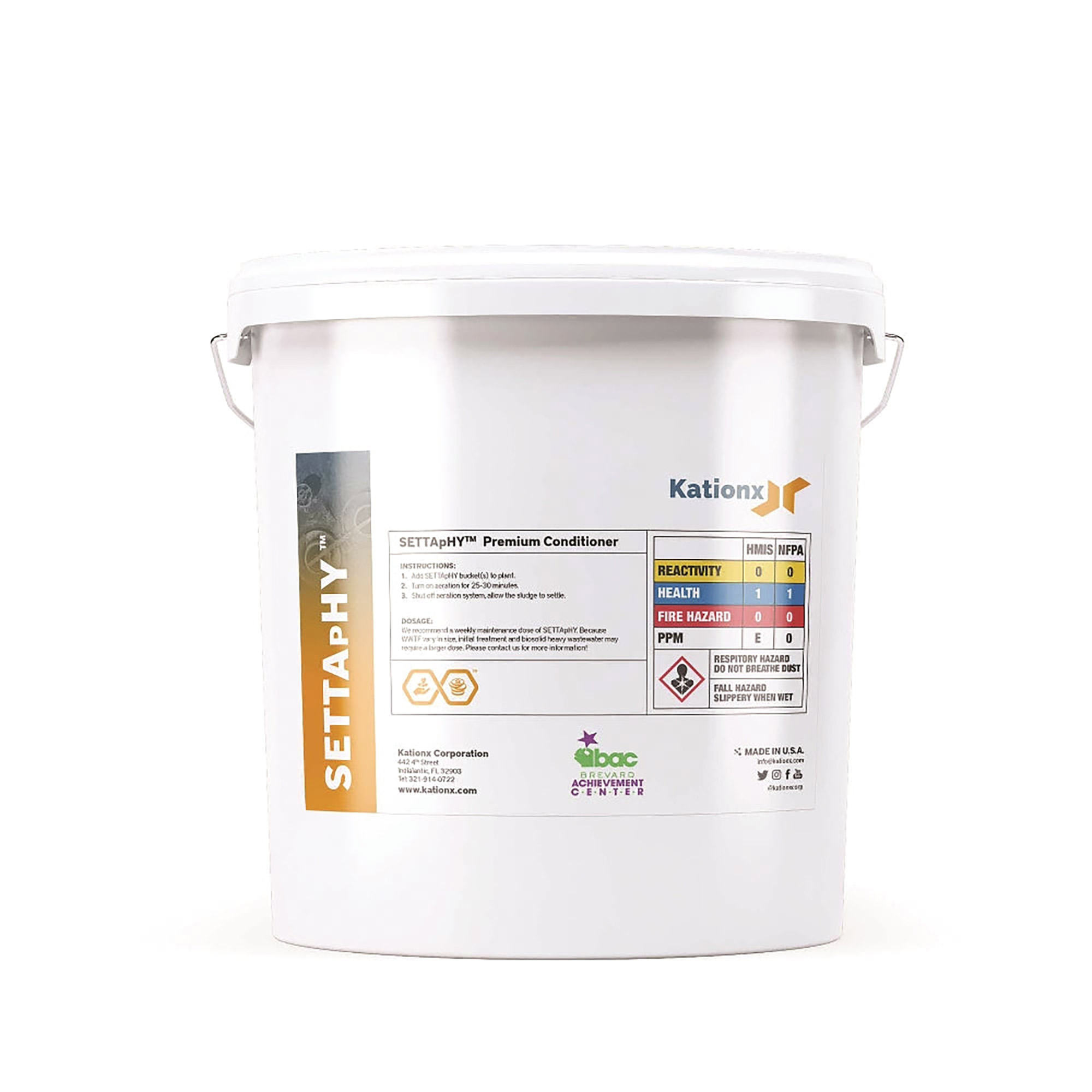 Wastewater Treatment, SETTApHY Flocculant, 25 lb. - Each