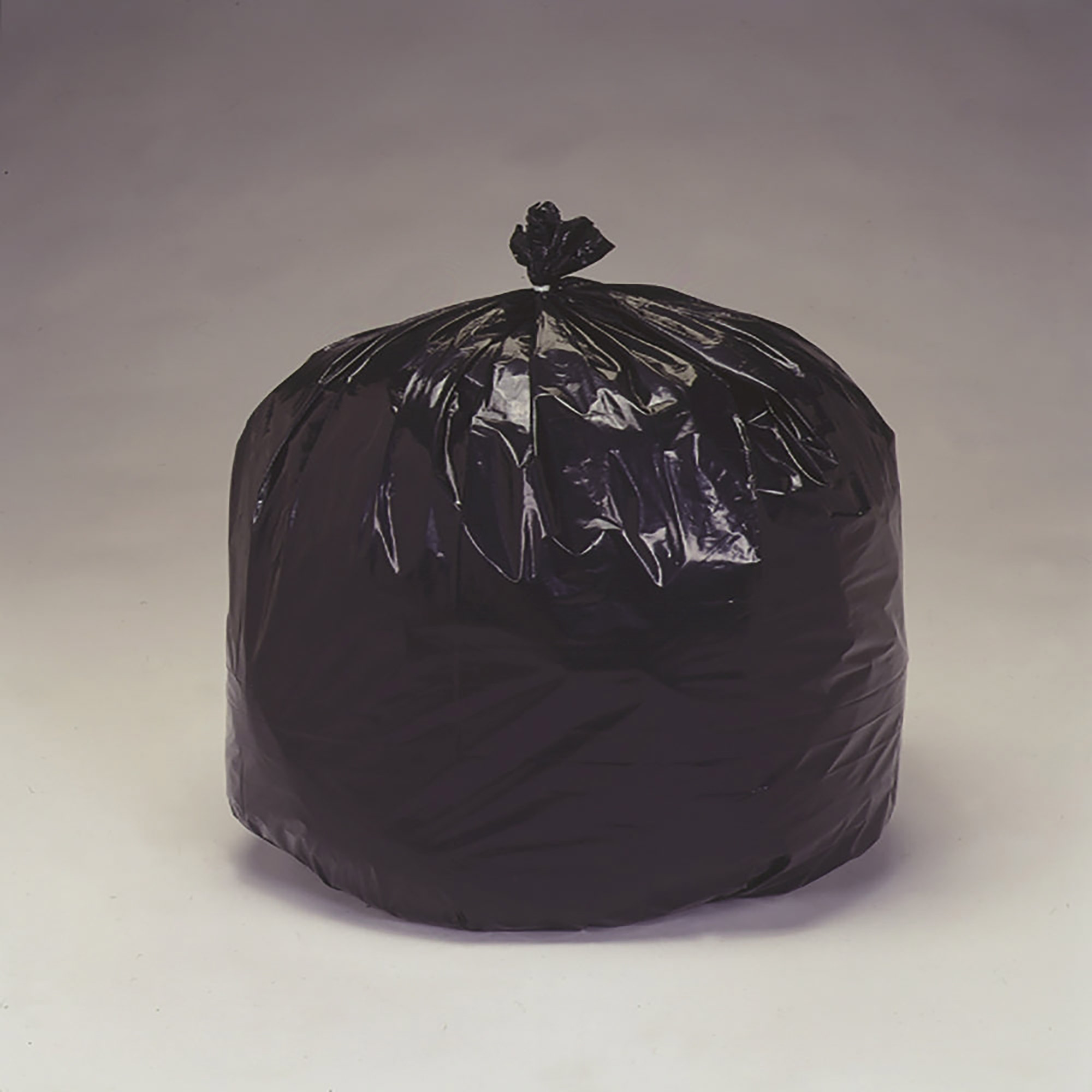 Bag, Trash, Recycled Content, 24" x 24", 7-10 Gal., Heavy Duty, Black/Brown - 250/CS
