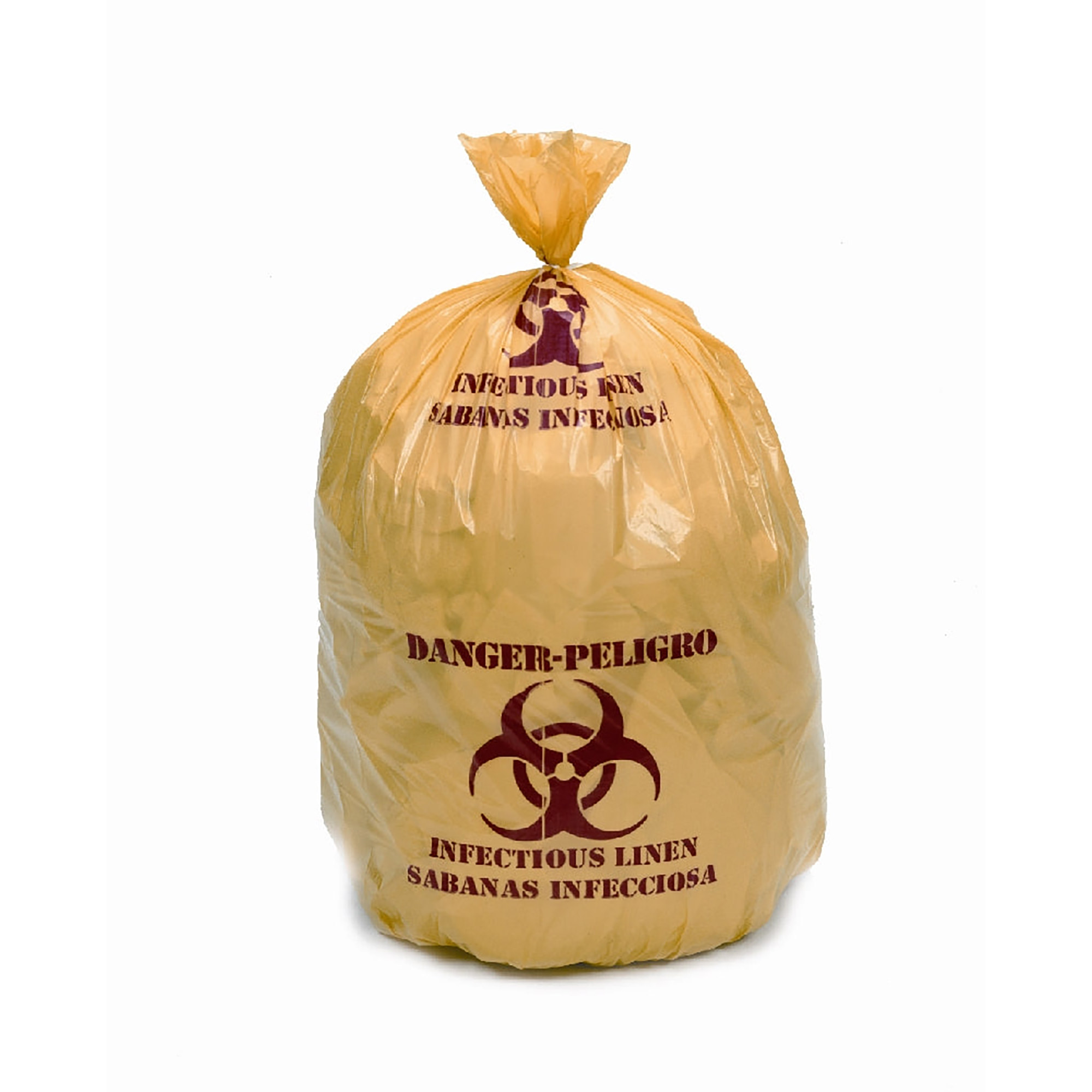 Bag, Isolation, Infections Waste Collection, Rack, Heavy Duty, Yellow, 30-1/2" x 43" - 100/BX