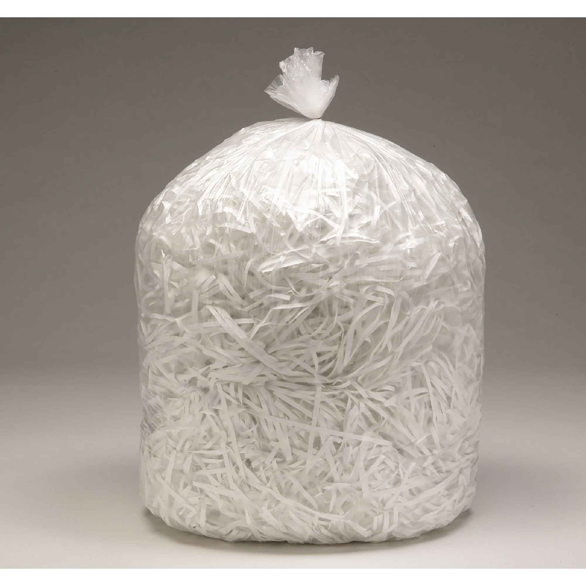 Shredder Bags, Medium-Duty, Clear, 50 Gal, 39" x 51" - 50/BX