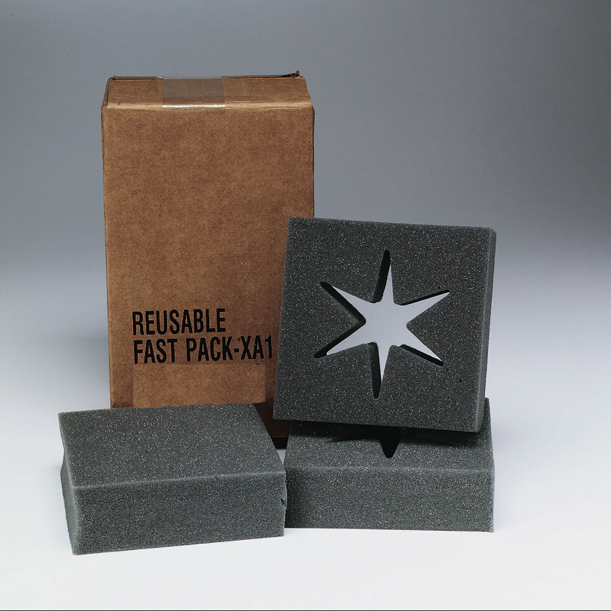 Shipping Box, Star Pack, Vertical, Brown, XA-4, 12" x 12" x 14" - Each