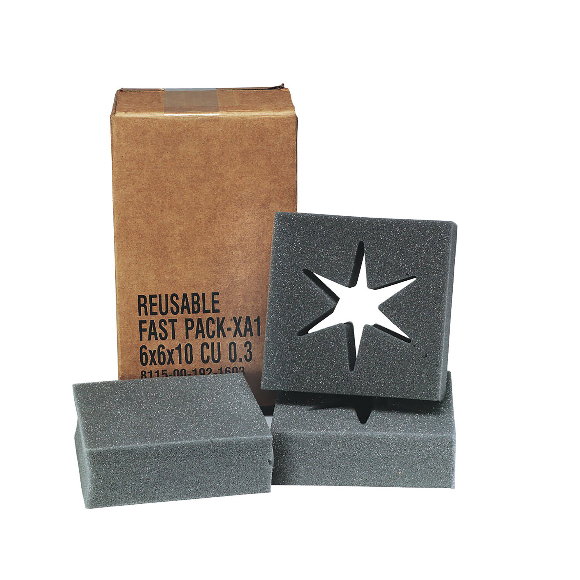 Shipping Box, Star Pack, Vertical, Brown, XA-2, 8" x 8" x 12" - Each