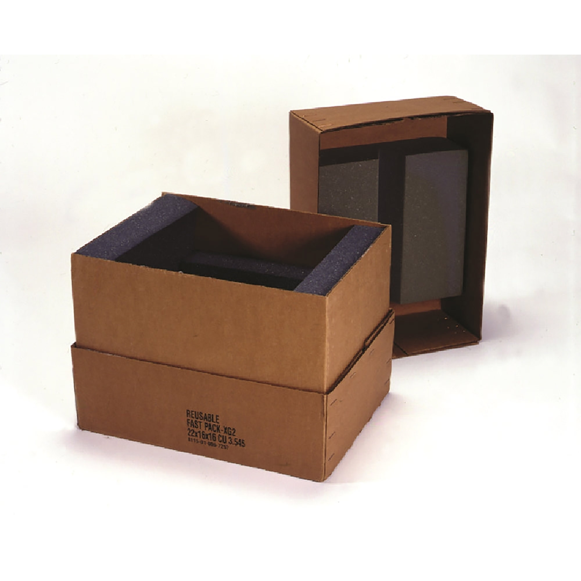 Shipping Box, Star Pack, Horizontal, Brown, XG-2, 22" x 16" x 16" - Each