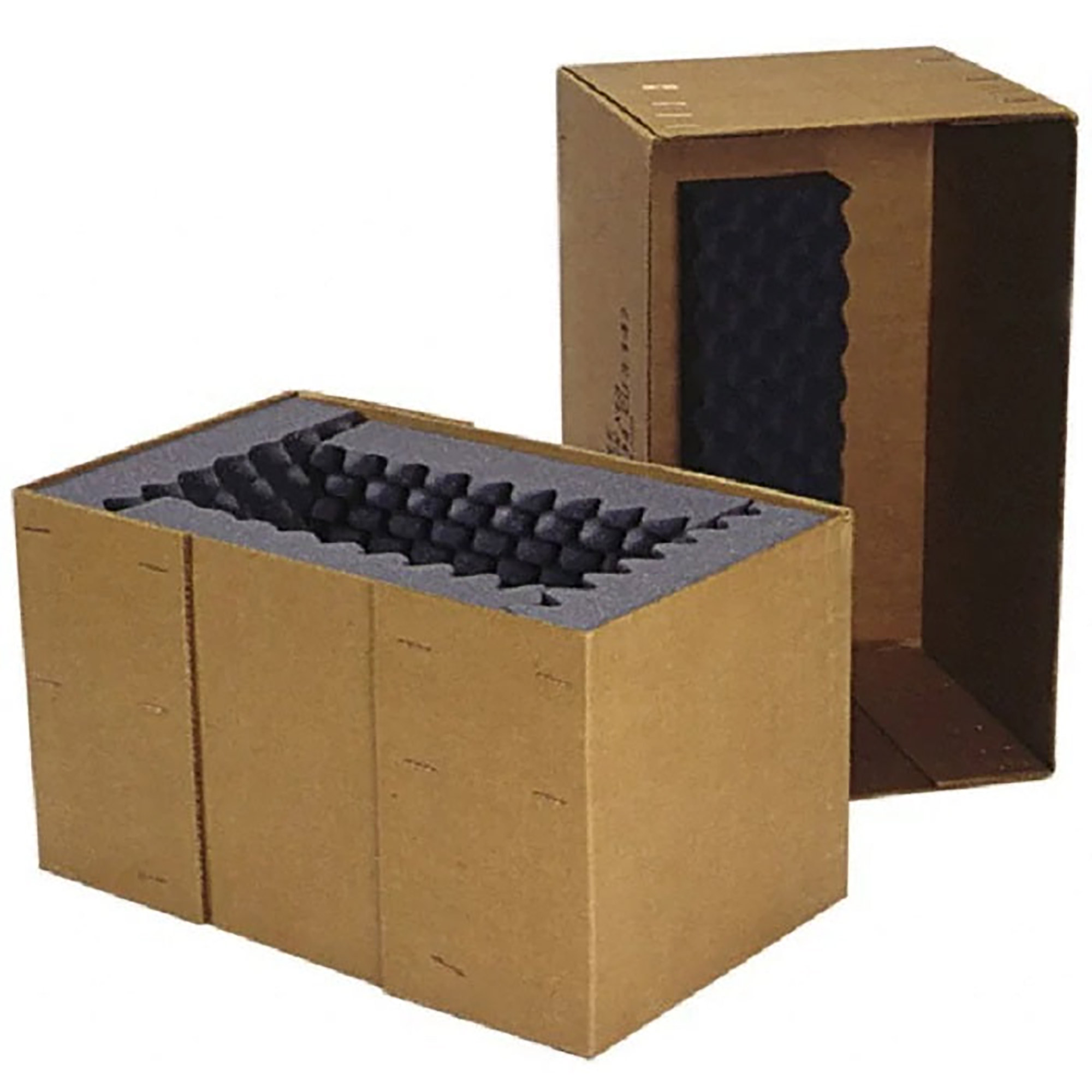 Box, Shipping, Fast Pack, Full Telescoping and Cushioning, Brown, XE-8, 26" x 9" x 9" - Each
