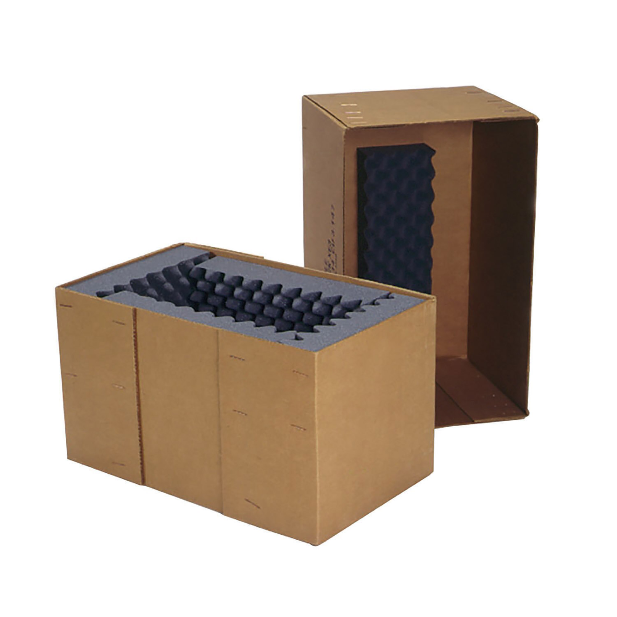 Box, Shipping, Fast Pack, Full Telescoping and Cushioning, Brown, XE-9, 34" x 24" x 18" - Each