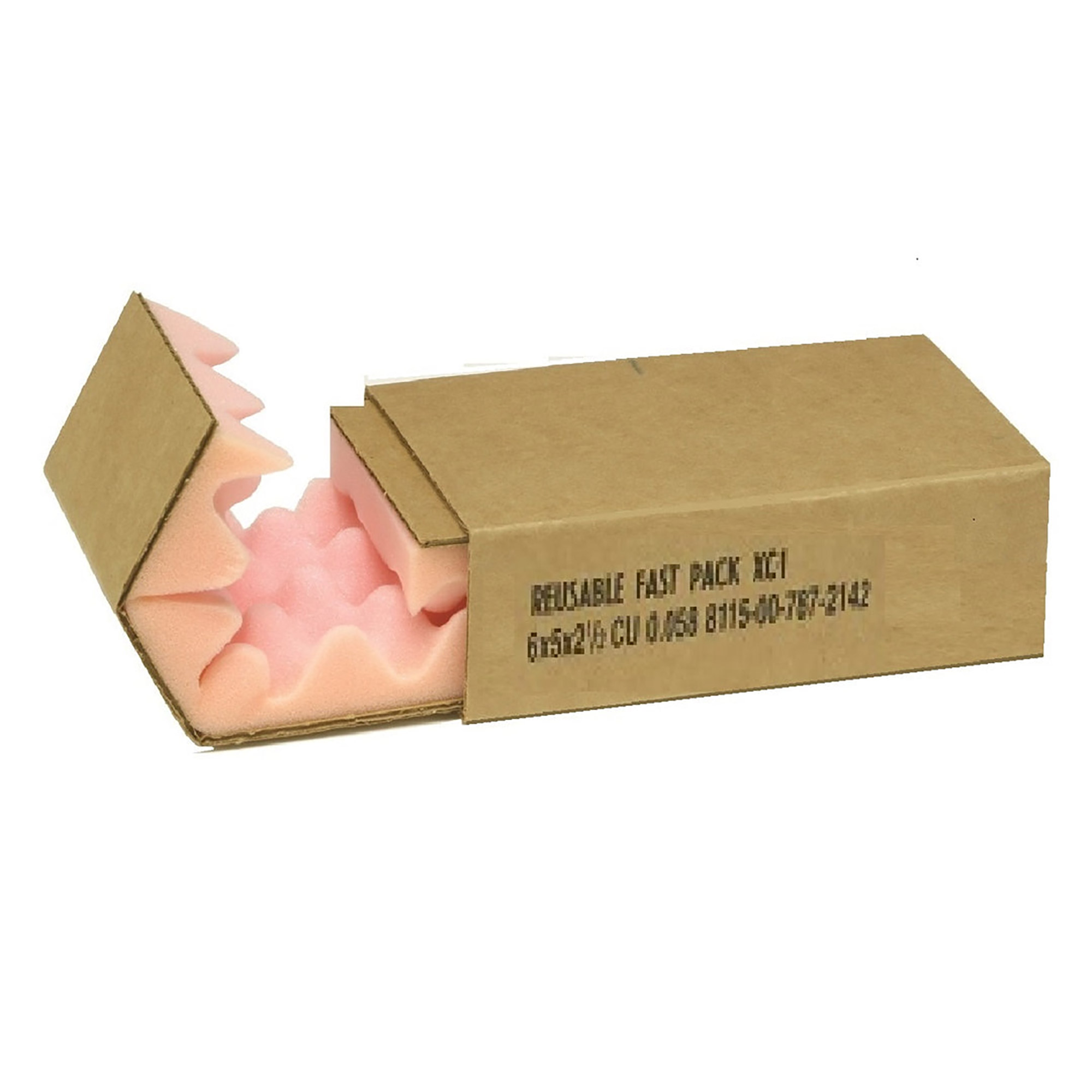 Box, Shipping, w/ Slide Pack, Brown, XD-2, 16" x 16" x 3-1/2" - Each