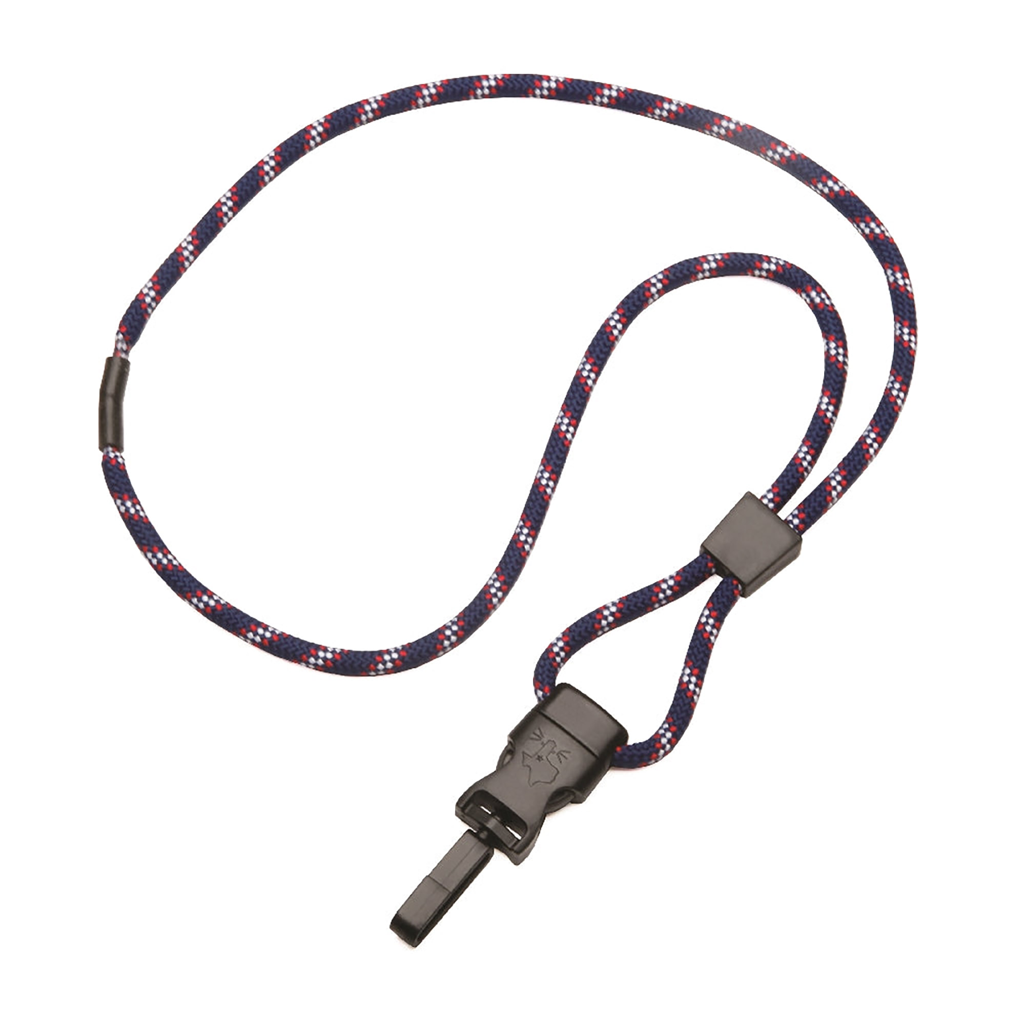 Lanyard, Cord Style, Swivel Hook, Patriotic, 36" x 1/4" - 12/PK