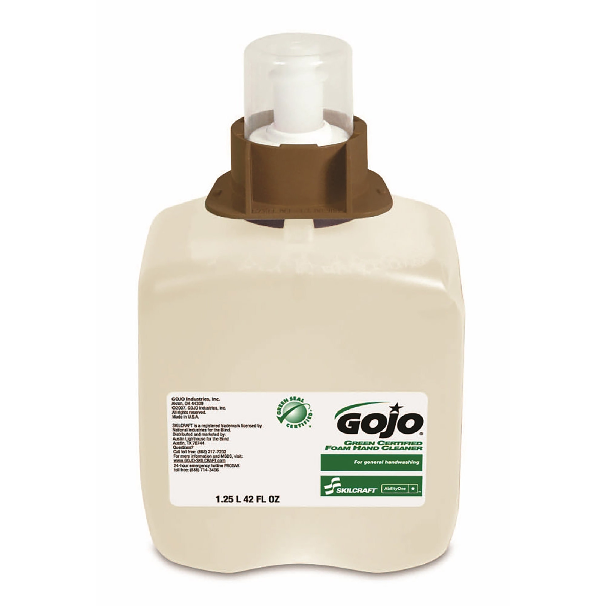 Gojo/Skilcraft 1250 Ml Green Seal Foam Handwash Re - 3/BX