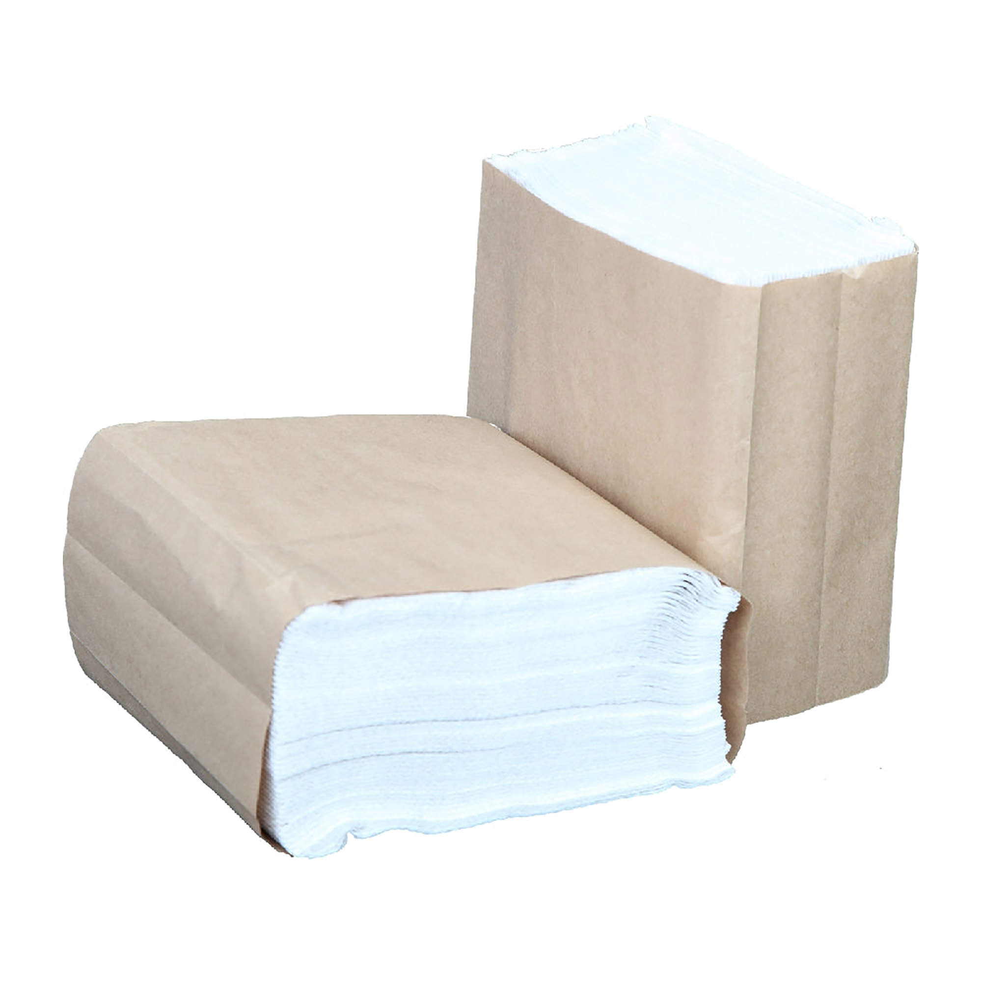 Napkin, Paper, Biodegradable, Quarter Folded, 1-Ply, White, 12-1/4" x 12-1/4" - 6000/BX