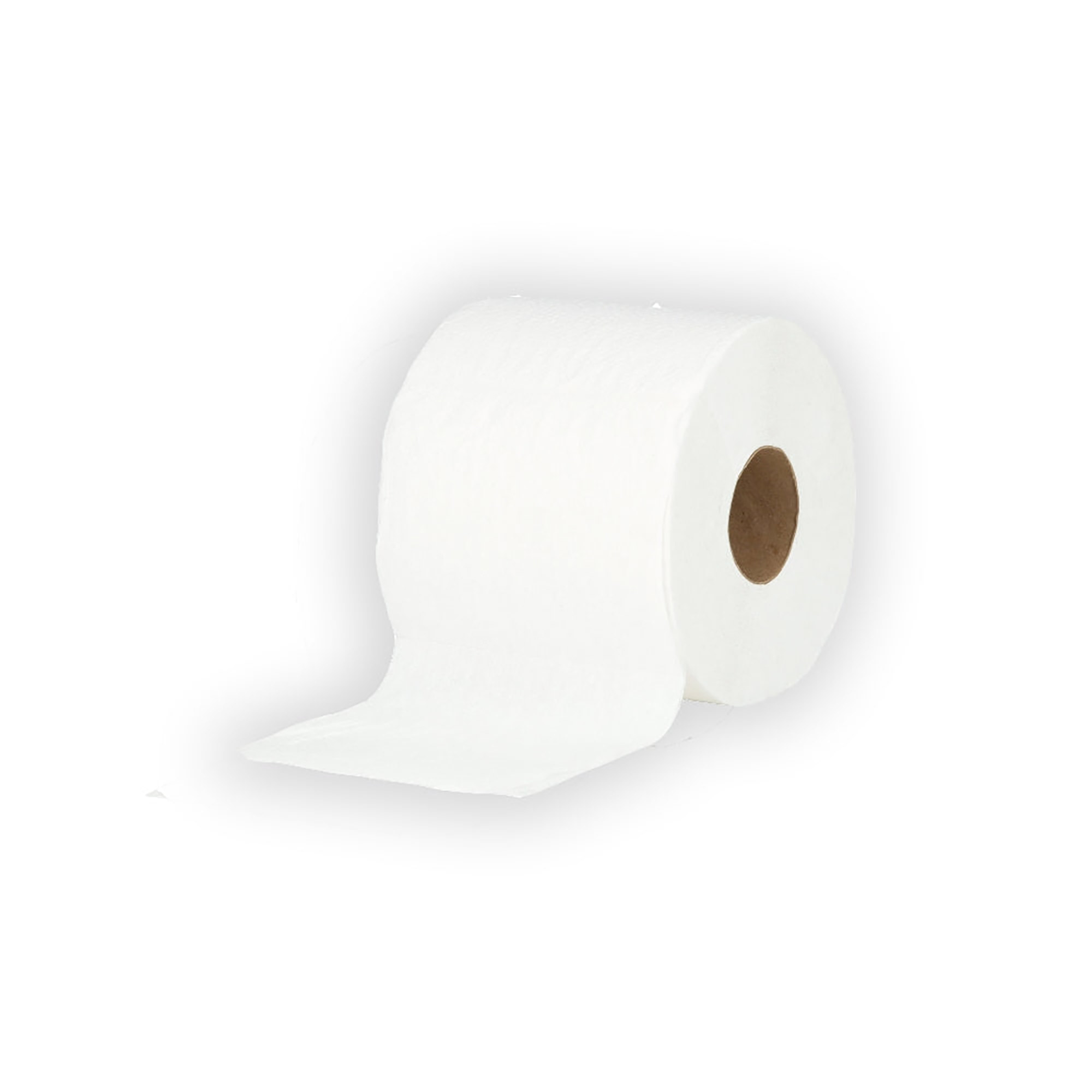 Tissue, Toilet, 1-Ply, 4" x 4", White, 80 Rolls - Each