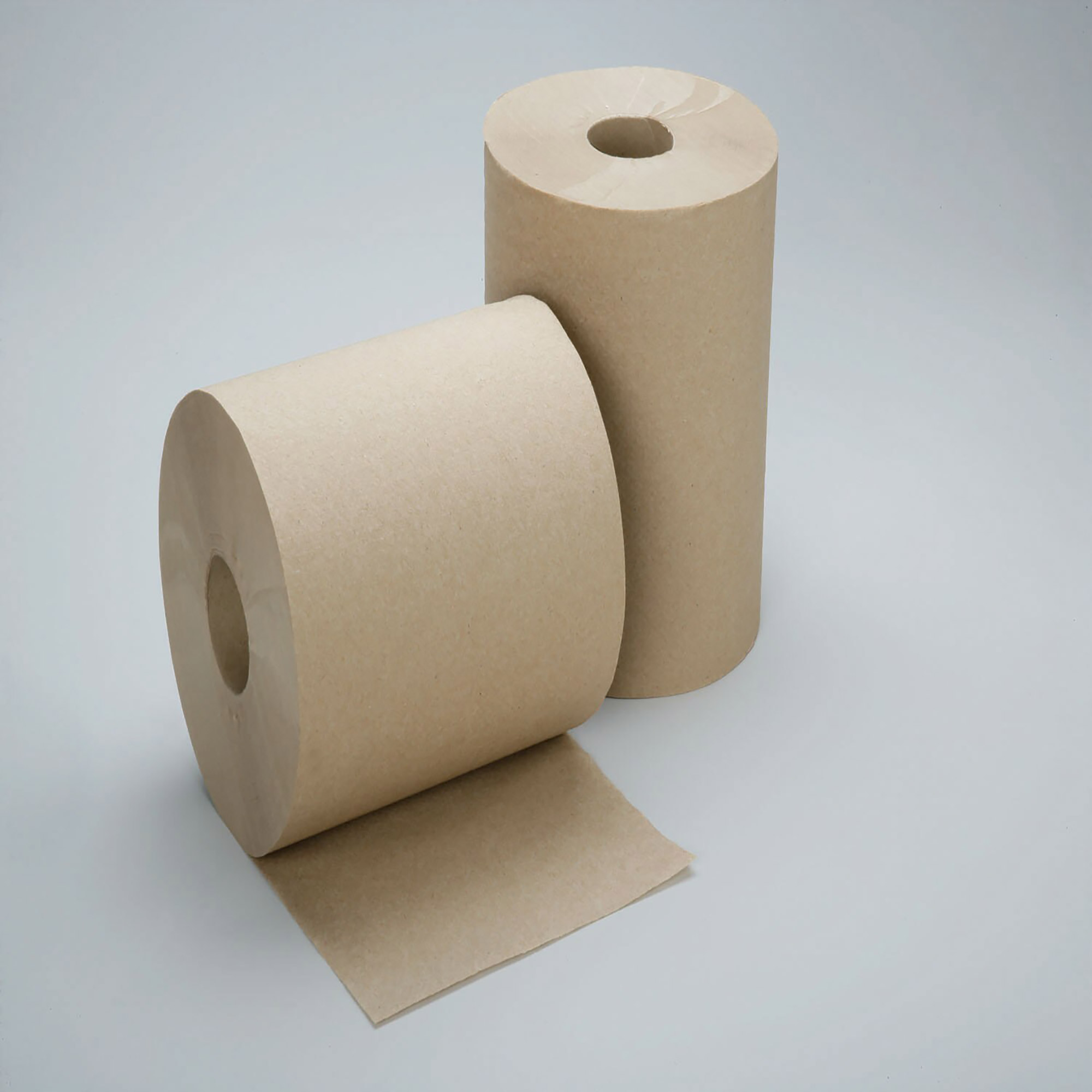 Towel, Paper, Hard Roll, Non-Perforated, Single-Ply, 7-7/8" x 600', Natural, 12 Rolls/BX