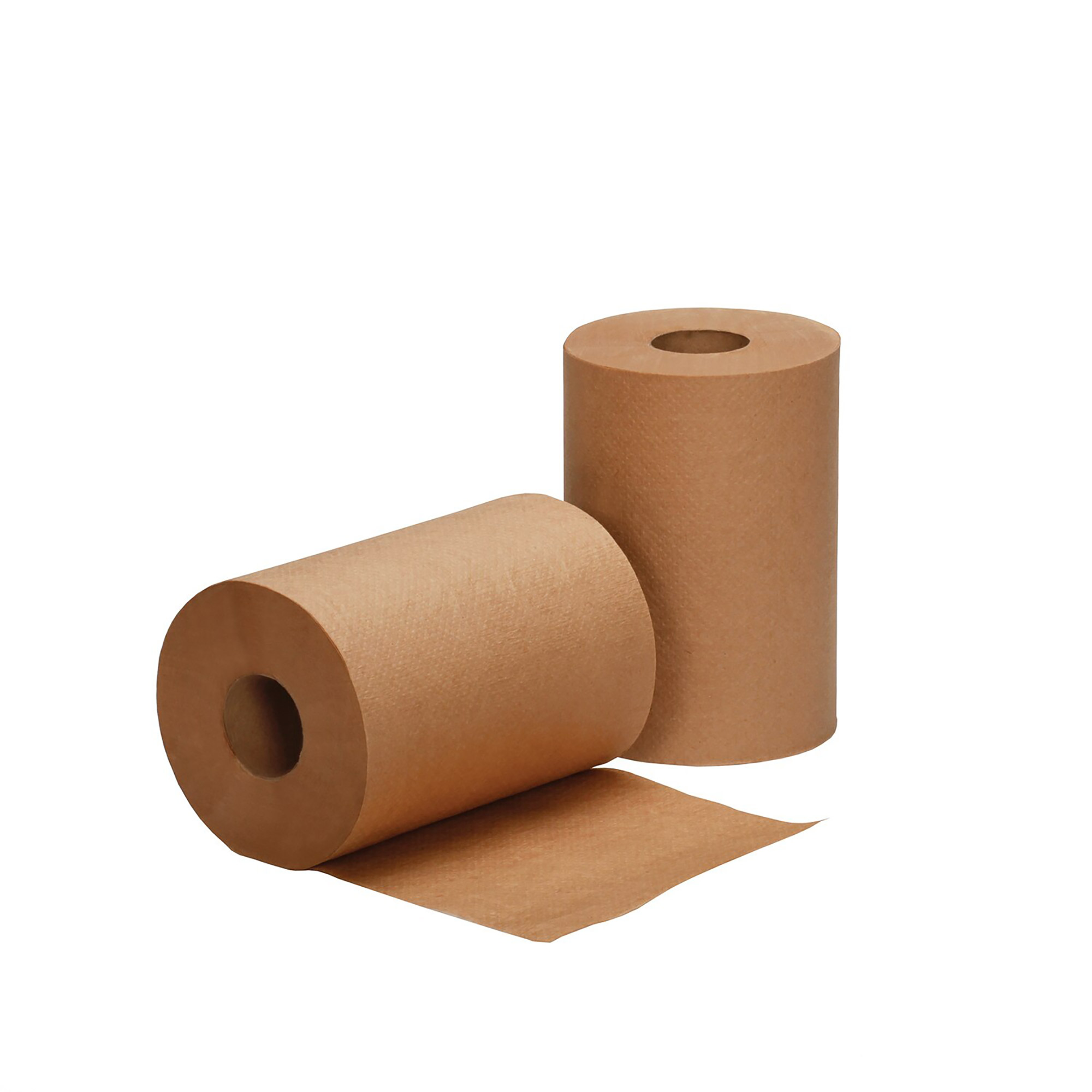 Towel, Paper, Hard Roll, Non-Perforated, Single-Ply, 7.87" x 350', Natural - 12/BX