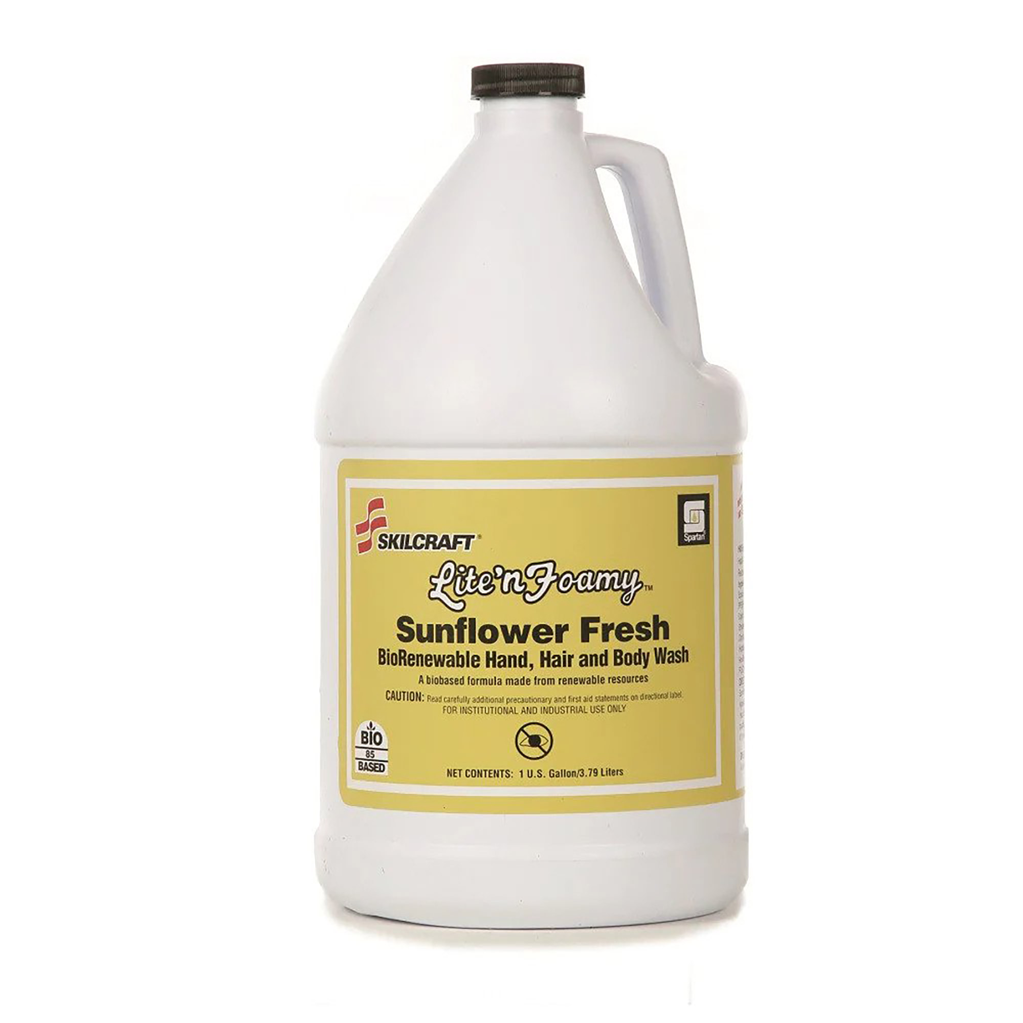 Lite 'n Foamy Sunflower Fresh BioRenewable Hand Cleaner - Refill - 4/PK